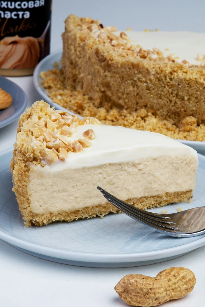 a piece of cake on a plate with a fork